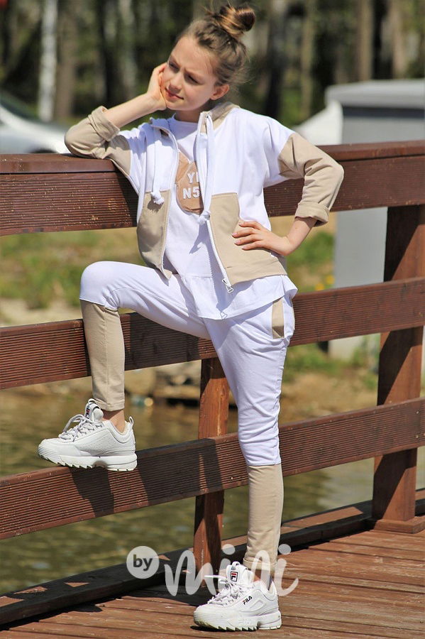 Nude & White design tepláková souprava