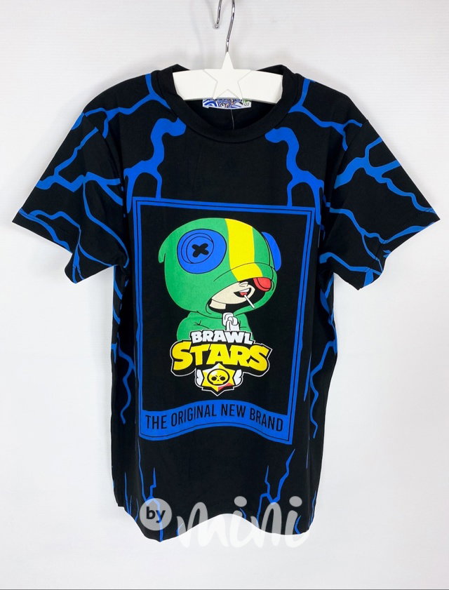 Brawl Stars Leon triko MARBLE - black/blue