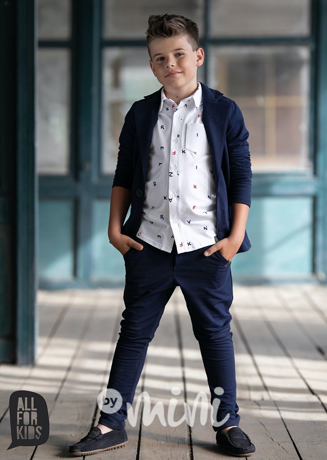 Chlapecké sako - modré