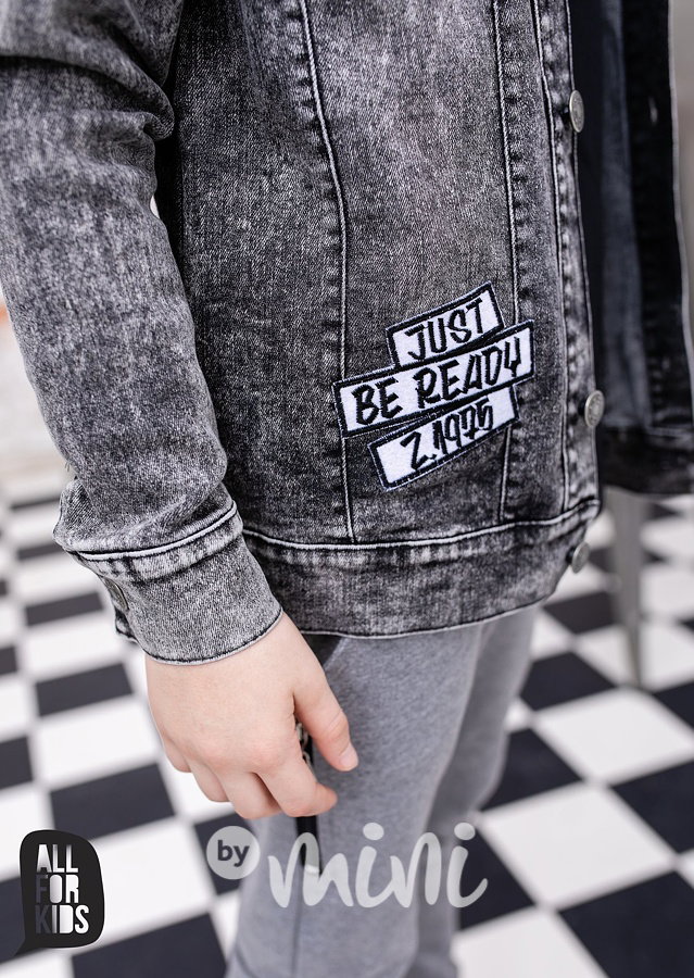 Jeans bunda černá - All for kids