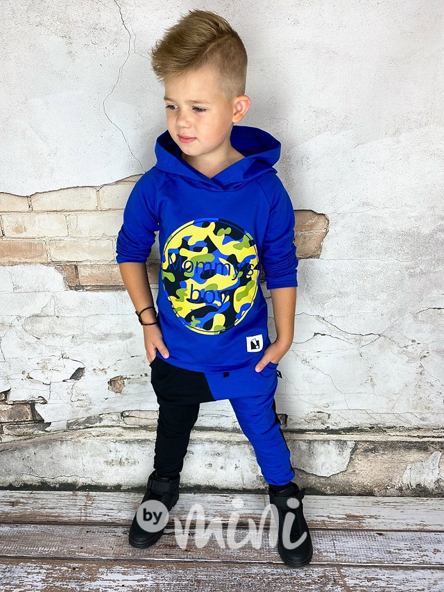 Mommy's boy souprava - blue/black