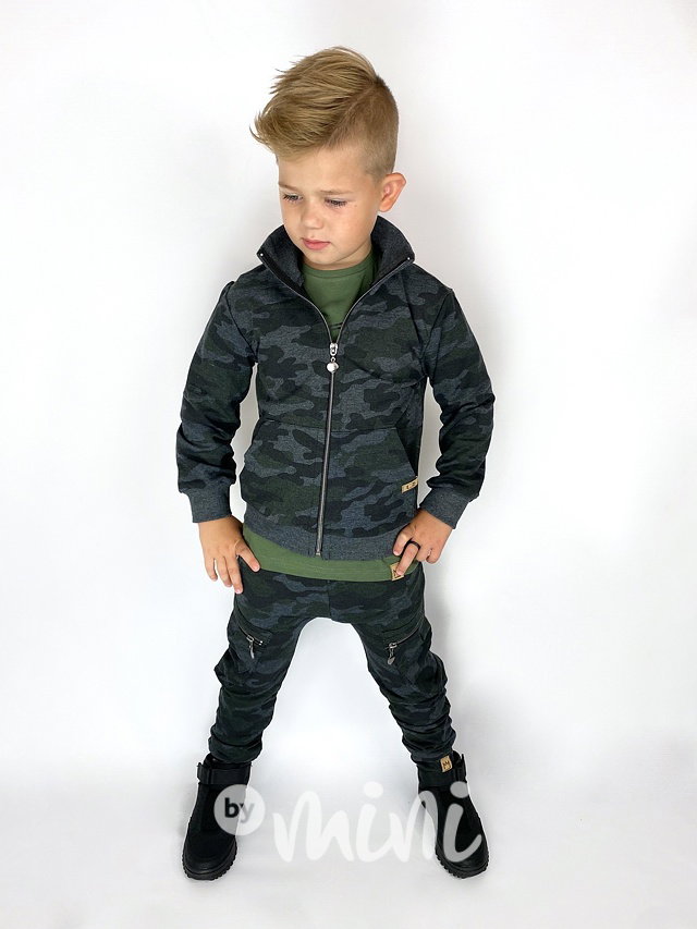NEW baggy kapsáče grey/green army