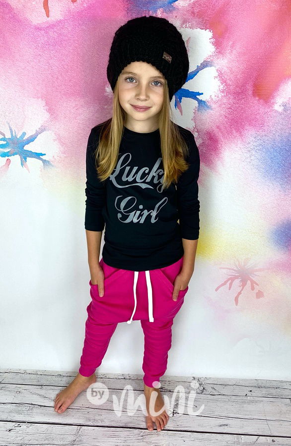 Termo MALINOVÉ dívčí oteplené baggy