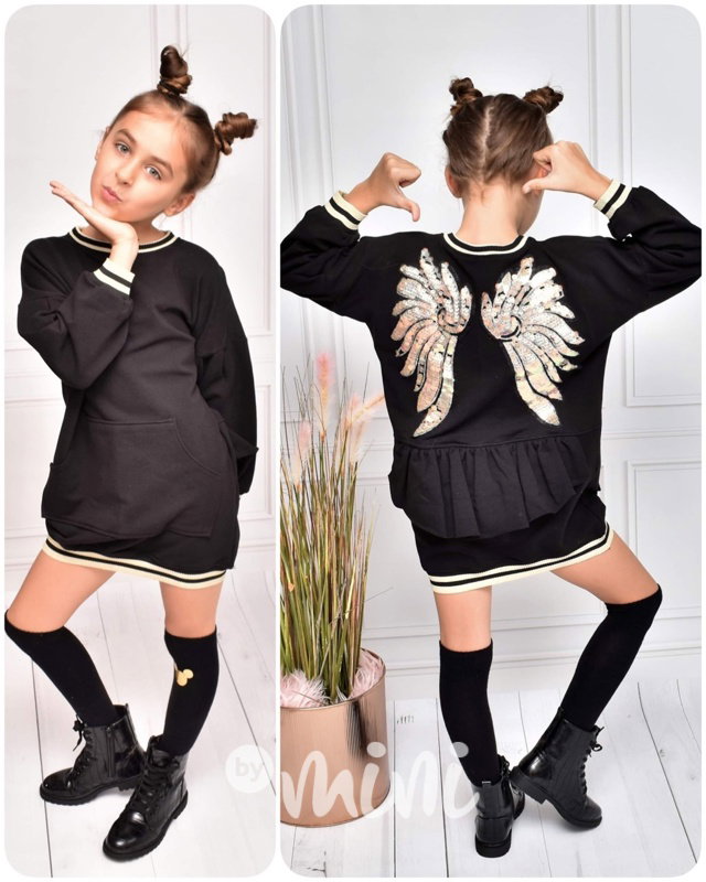 Wings ANGEL hoodie mikčotunika
