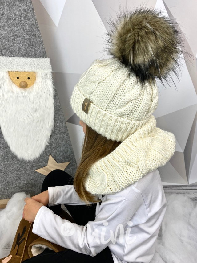 SUPER TERMO kulich + maxi nákrčník Off White