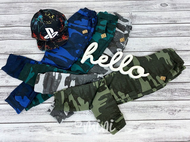 Zateplené green army tepláčky BASIC