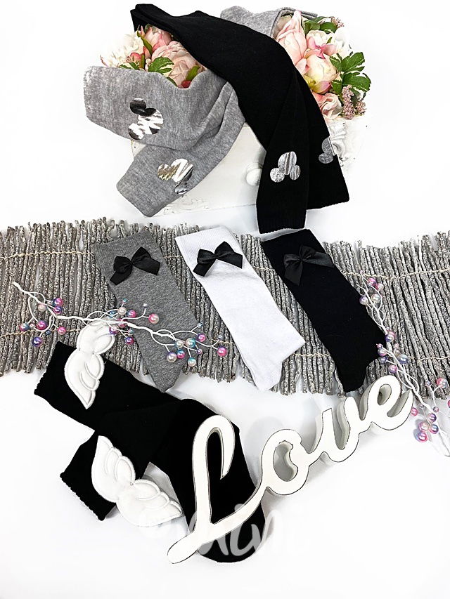 Černé podkolenky WINGS