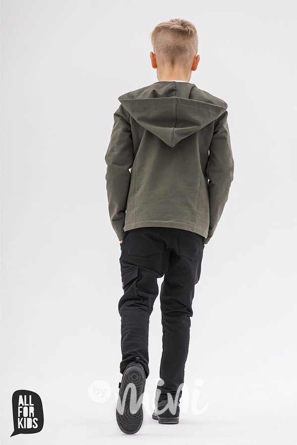 Hoodie chlapecké sako khaki *by AFK*