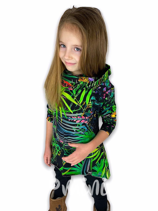 Tropic asymetrická dívčí mikina