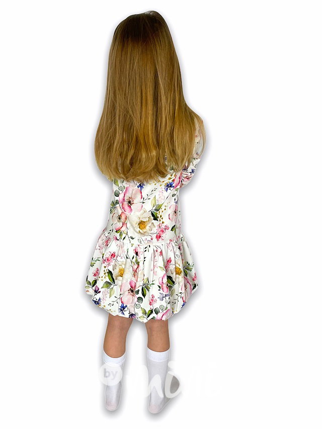 Flower dress s balonovou sukní