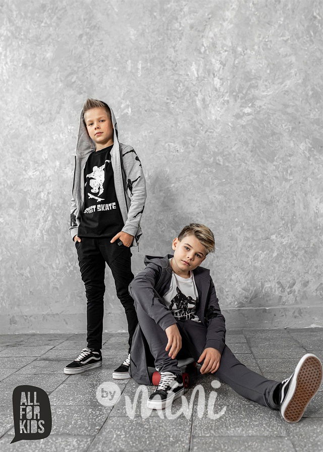 Biker jogger tepláky černé *AFK*