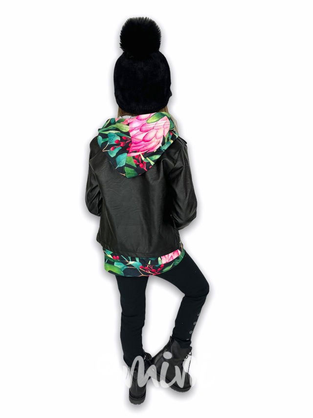 Eco leather bunda s perličkami