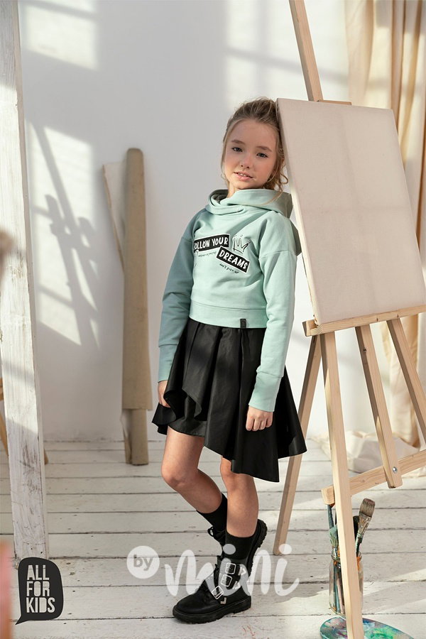 Mikina crossed backs mint *AFK*
