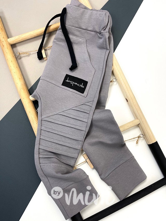 Despacito biker pants light grey