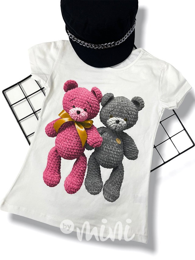 Teddies triko - bílé