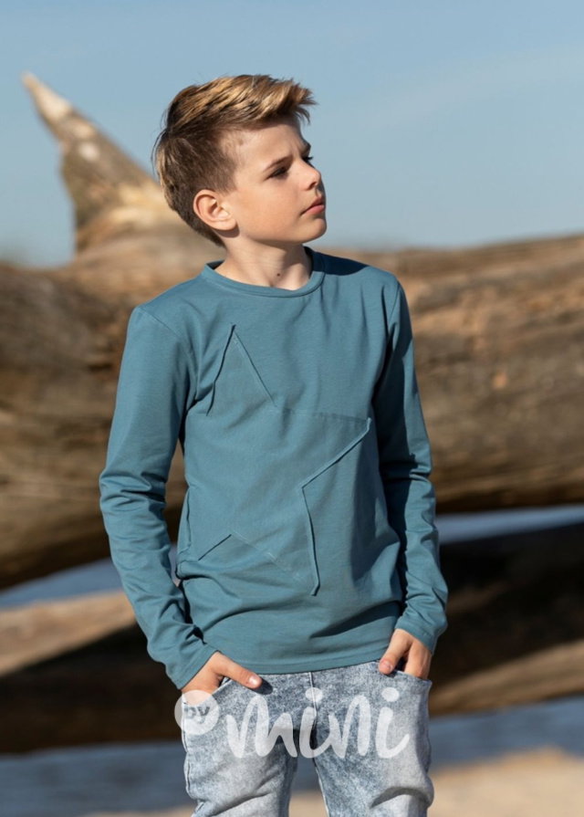 STAR longsleeve triko petrol