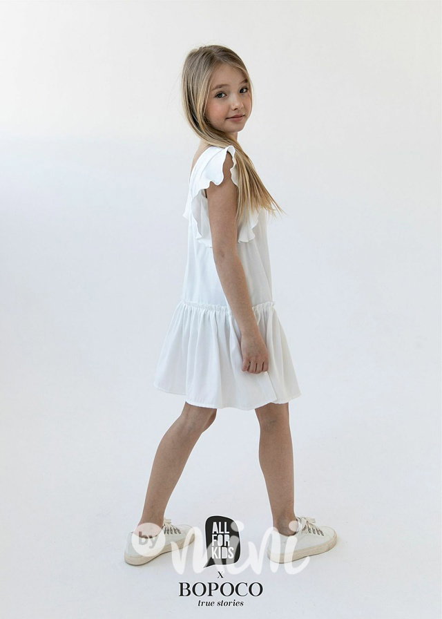 Summer holiday šaty white