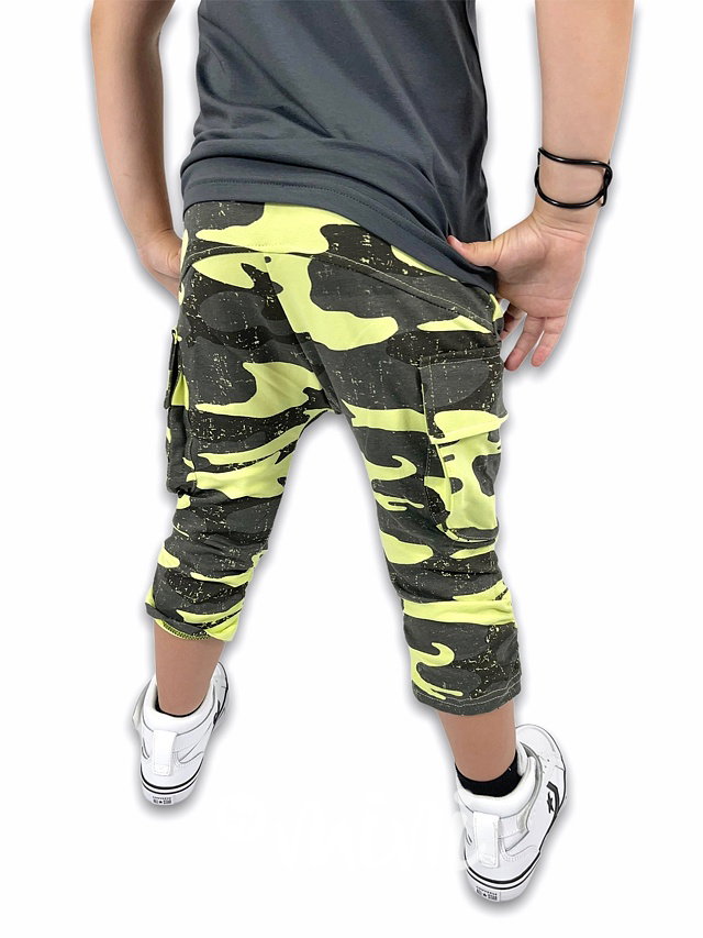 Vanilla army shorts baggy kapsáče