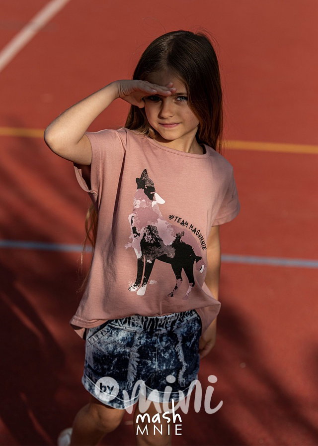WOLF blůzka pink *MashMnie*
