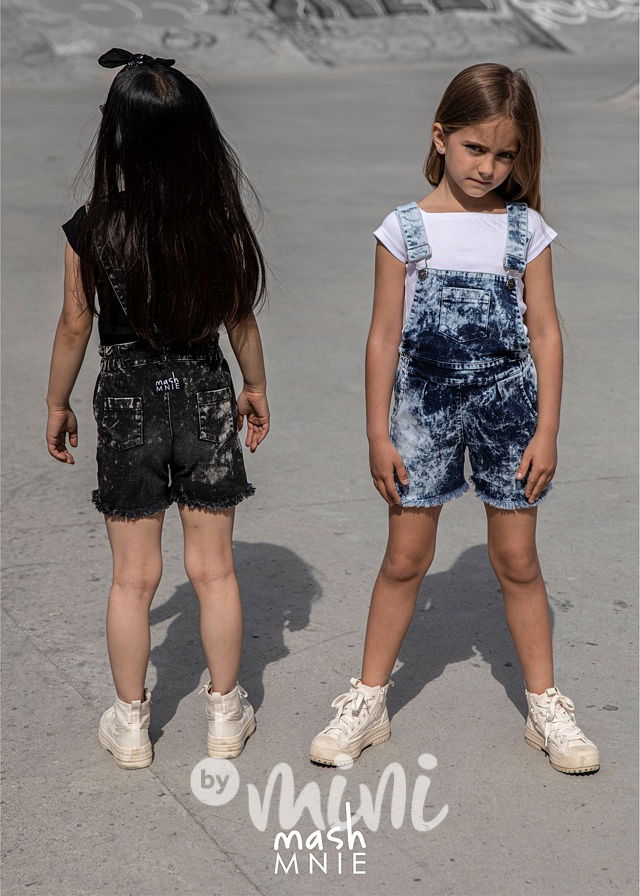 Černý žebrovaný top *MashMnie*