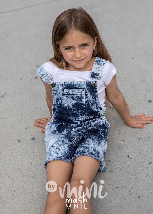 Bílý žebrovaný top *MashMnie*