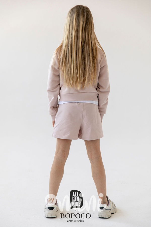 Růžové loungewear kraťasy