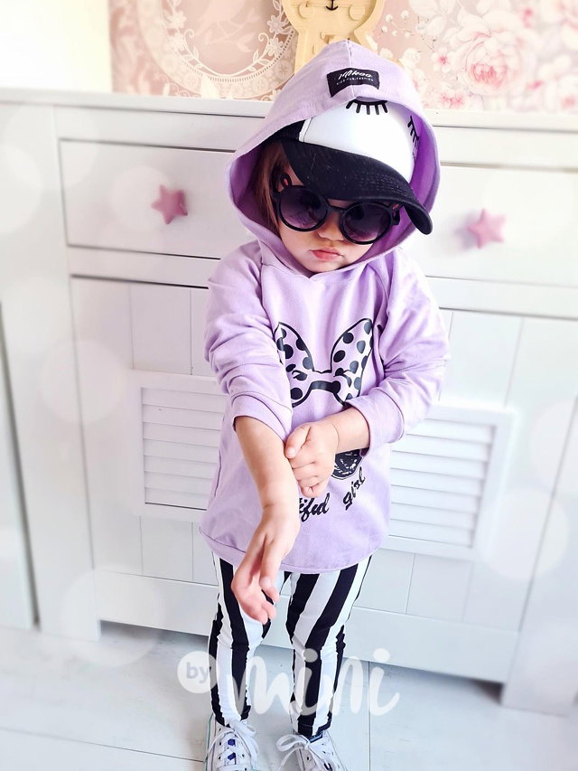 Beautiful GIRL hoodie mikina lila