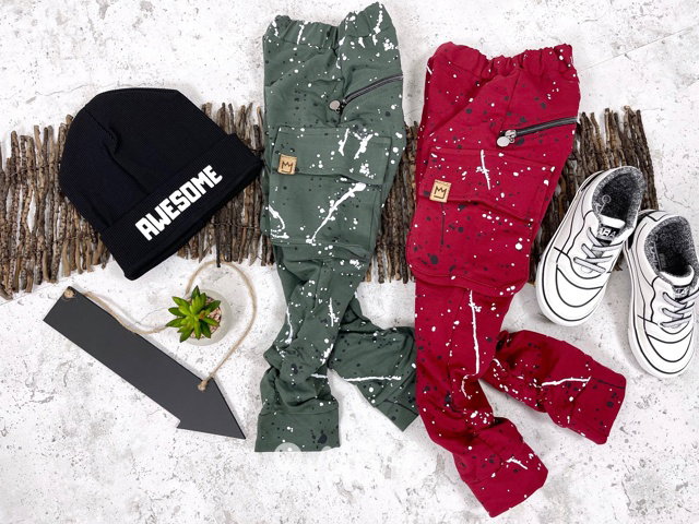 Splash chlapecké baggy kapsáče zip - bordo