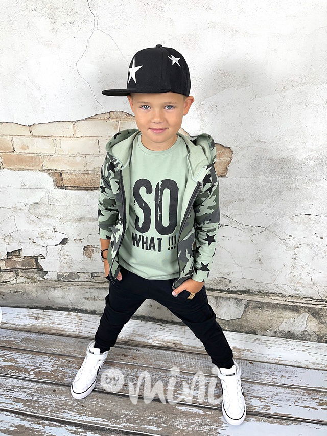 SO WHAT longsleeve triko cool mint