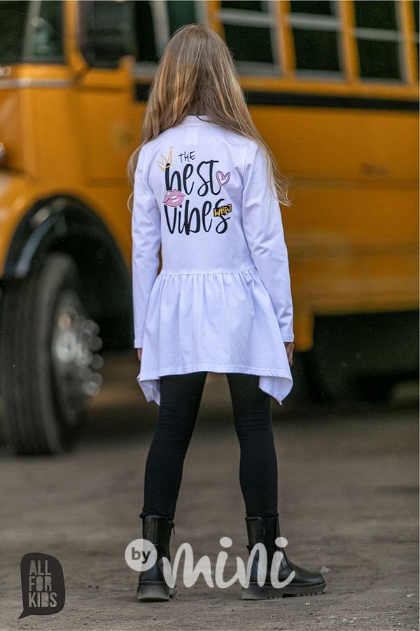 Černé stretch legíny se srdíčkem