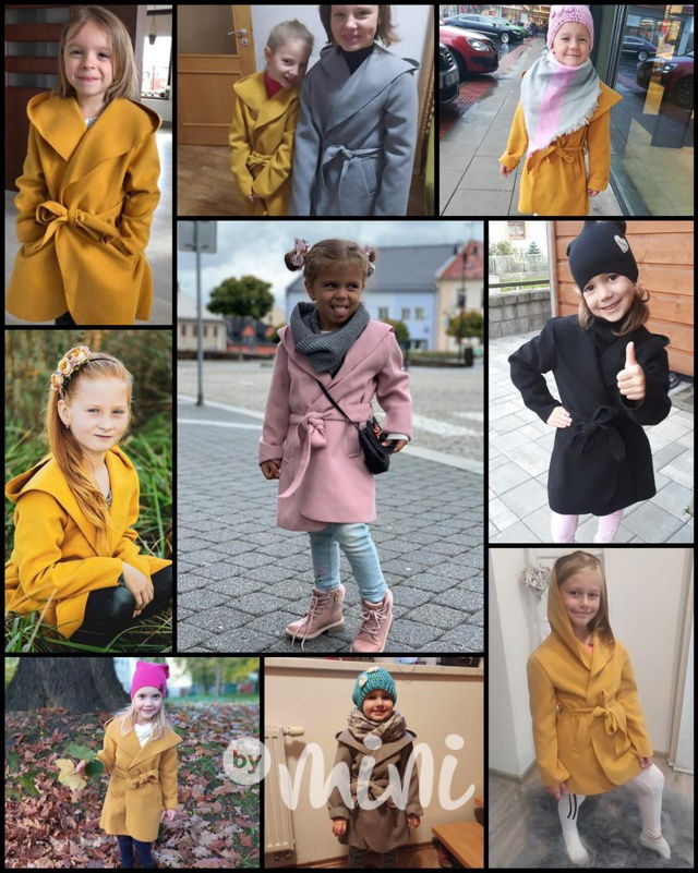 Flaušový hoodie kabátek mustard