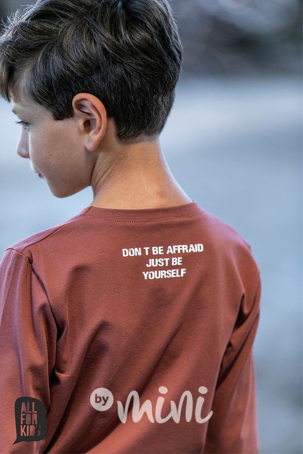 AWESOME longsleeve triko bordo