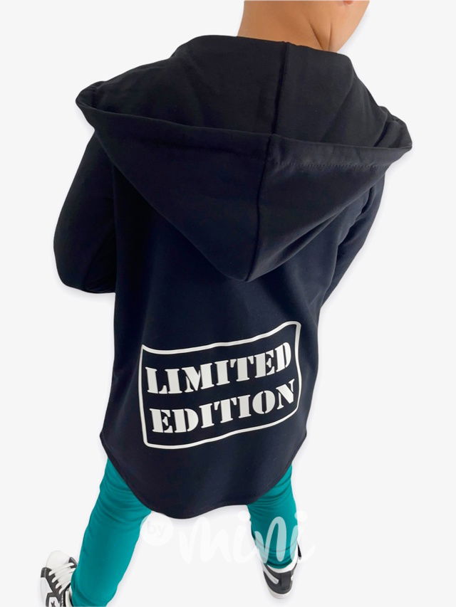 LIMITED EDITION long mikina - černá