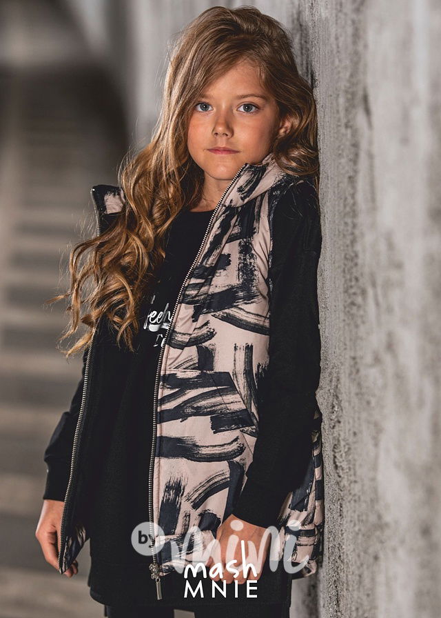 Mikinová tunika černá *MashMnie*