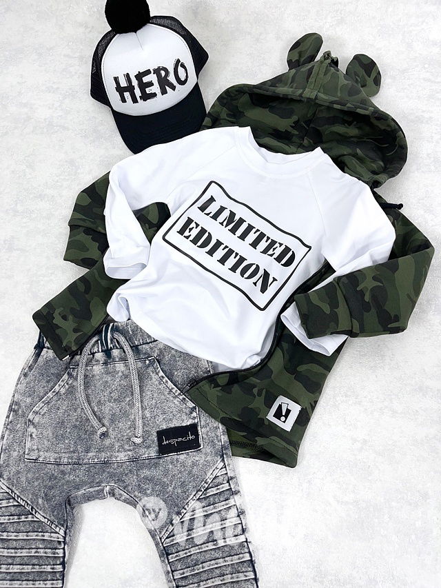 DESPACITO biker tepláky acid wash grey