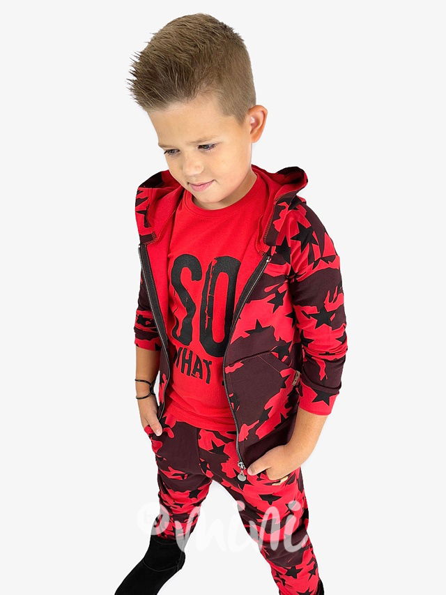ARMY stars mikina red