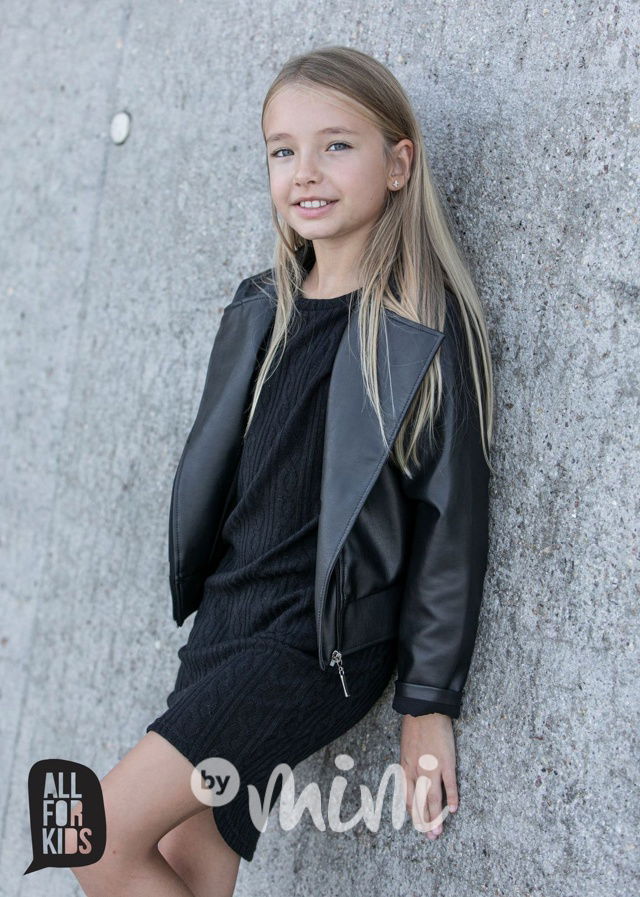 Svetrové šaty black