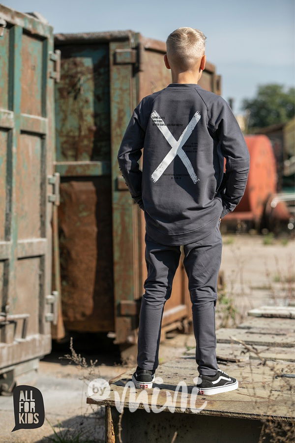 XxX ripped jogger tepláky šedé