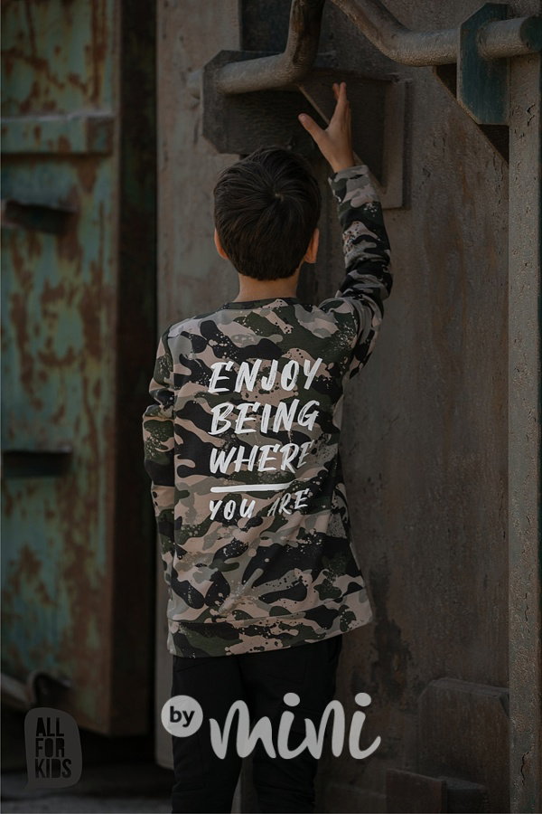 ENJOY army mikina