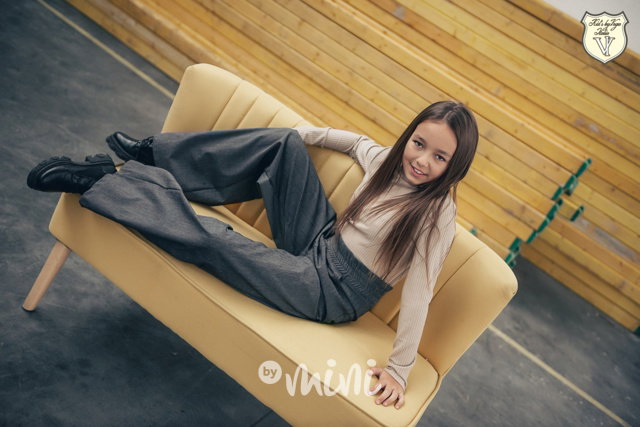 Voga black jeans kalhoty široké nohavice