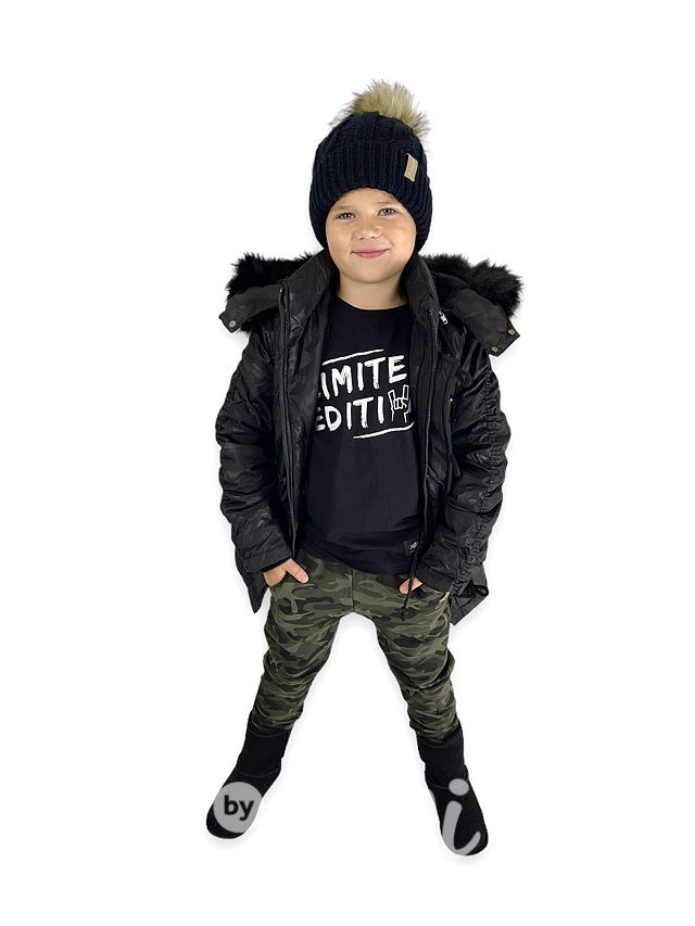 Zimní kabát dark army