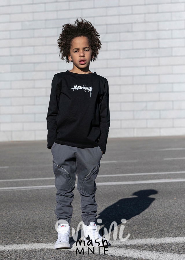 Longsleeve triko WEIRD černé *MashMnie*