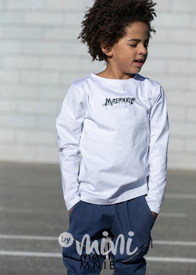 Longsleeve triko WEIRD bílé *MashMnie*
