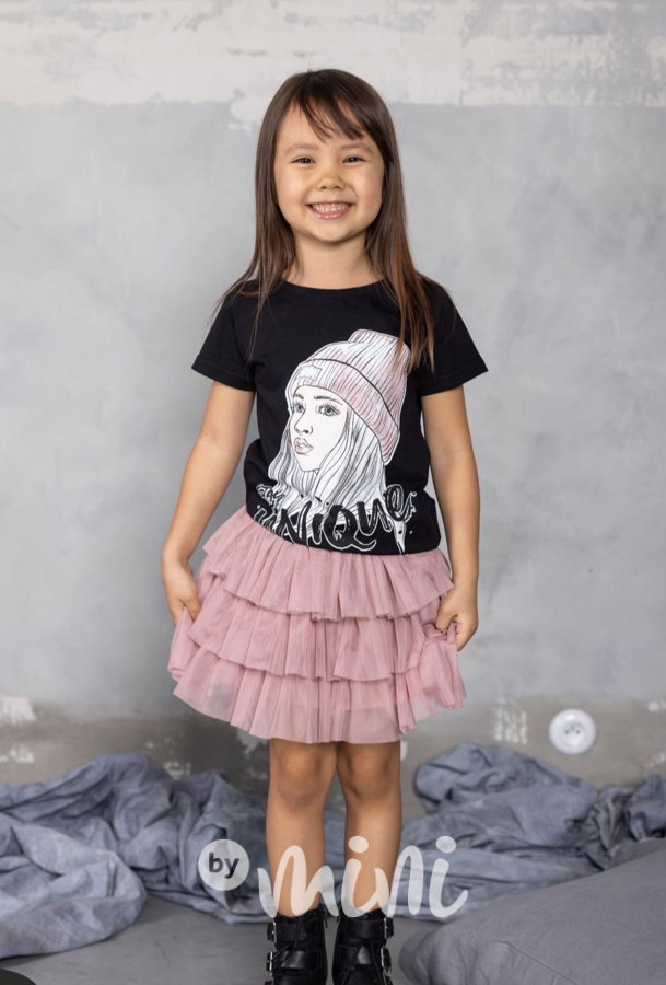 Unique t-shirt black
