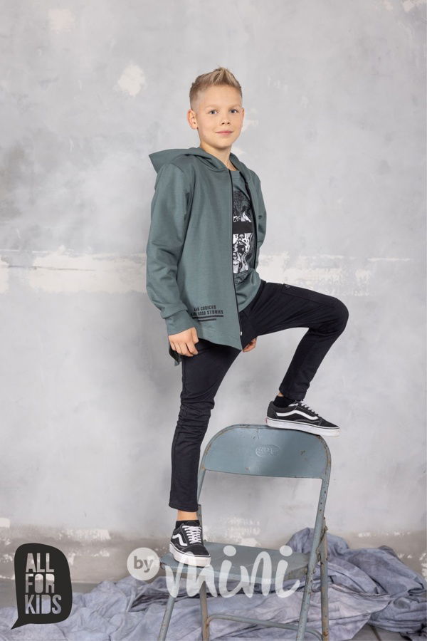 Bulldog mikina cool mint