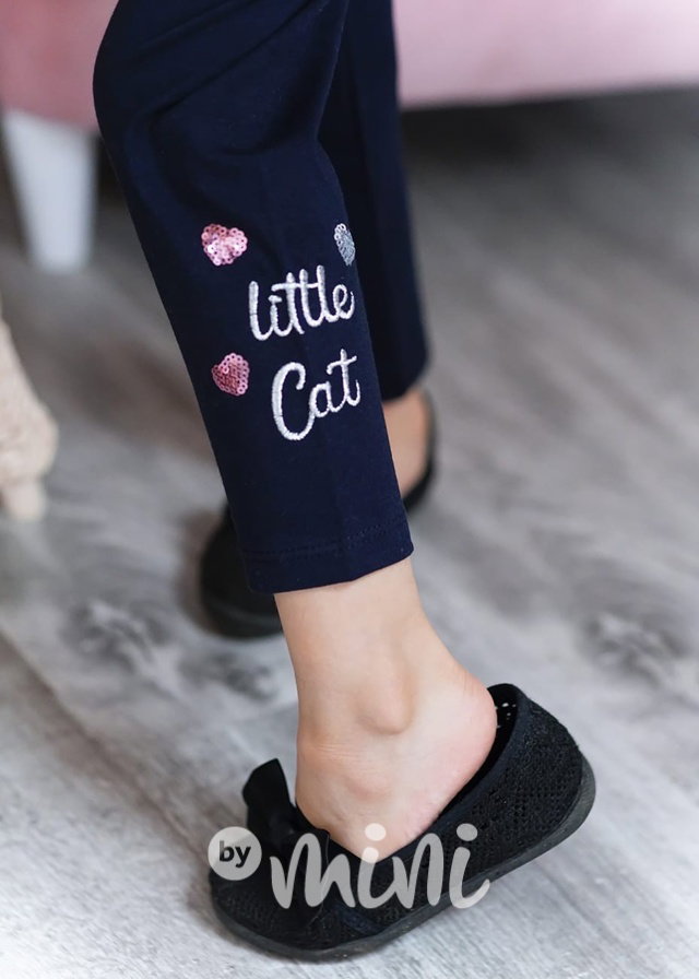 Little cat tunika + legíny melange/blue