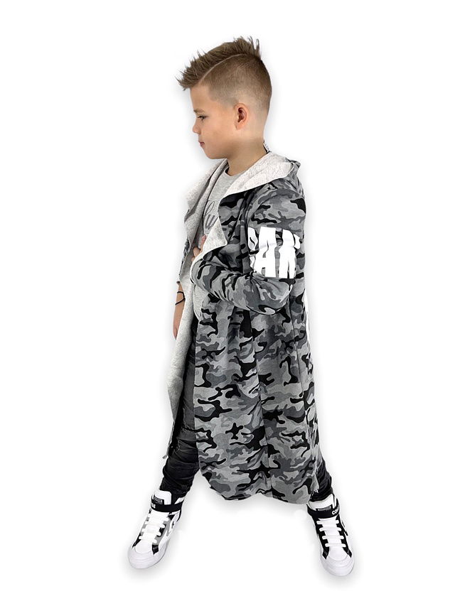 Army dlouhý plášť / kardigan