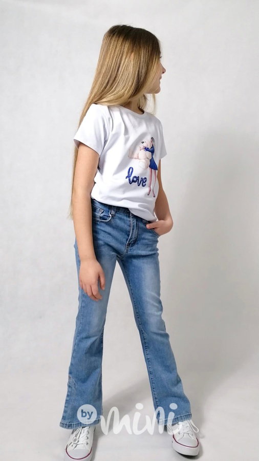 Love teddy blue t-shirt