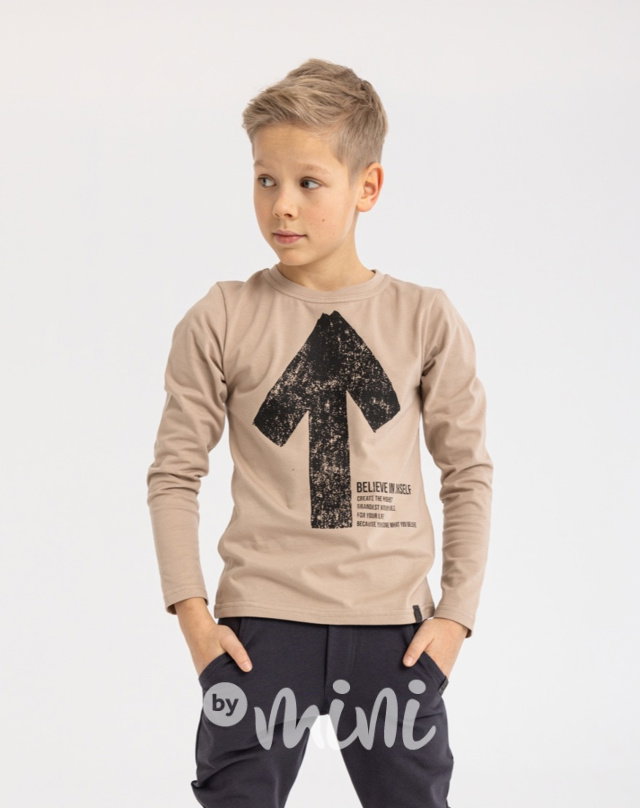 Create longsleeve triko beige
