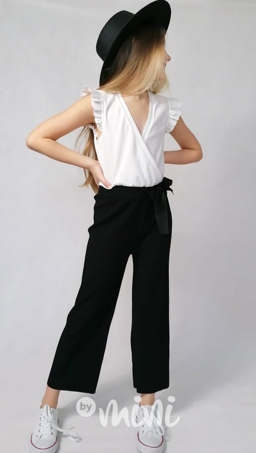 Glamour letní overal white/black